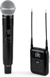 Shure SLXD25+ Portable Wireless System with SM58 Capsule - G57 Band