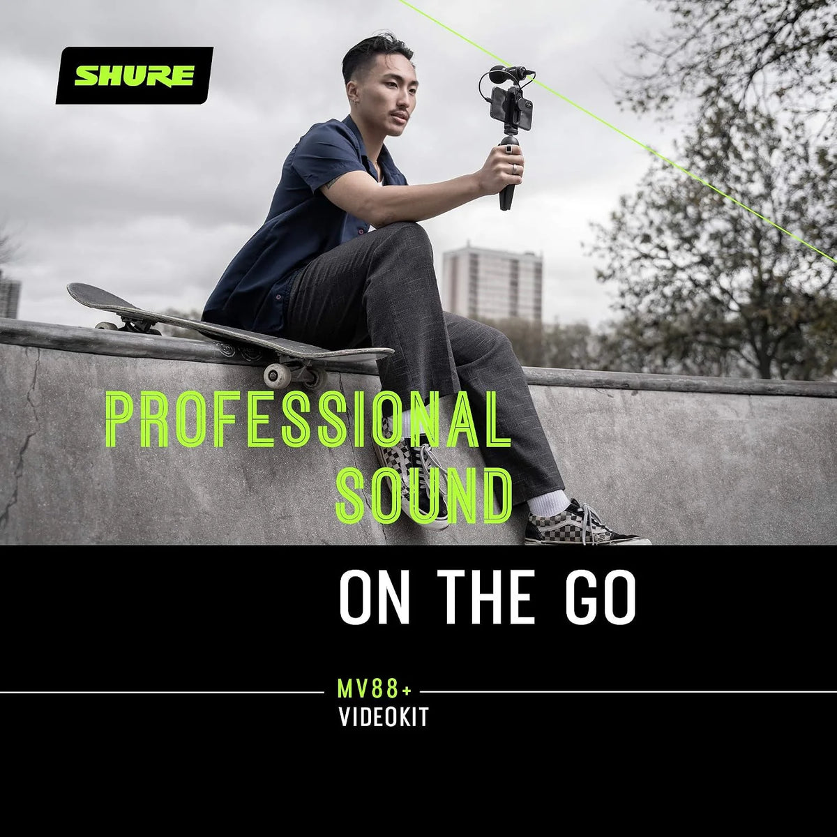 Shure MV88+ USB-C Video Kit Stereo Condenser Microphone