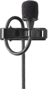 Shure MX150B/O-XLR Omnidirectional 5mm Subminiature Lavalier Microphone with XLR Preamp, Black