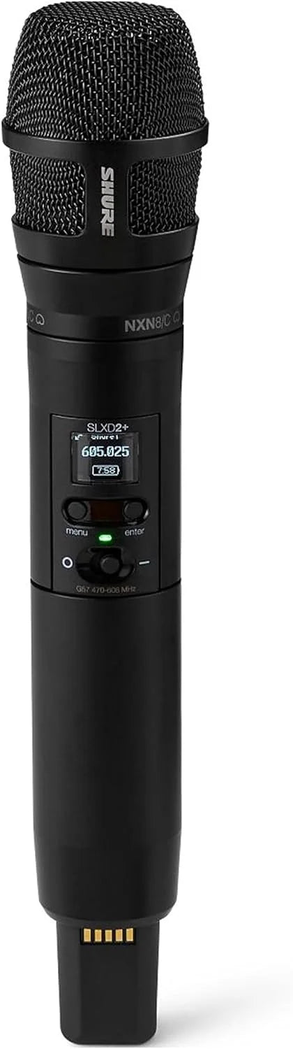 Shure SLXD2+ Handheld Transmitter with Nexadyne 8/C Capsule