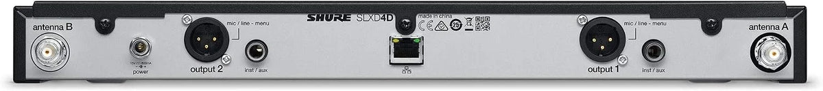 Shure SLXD24D/B58 Dual Wireless Vocal System - G58 Band