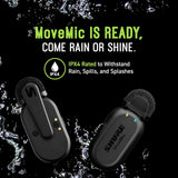 Shure MoveMic Receiver - Cold Shoe Mountable Camera Receiver for MoveMic Lavalier Microphones, Compatible with Most DSLR Cameras and Computers, for Mobile Content Creators (MV-R-Z7)