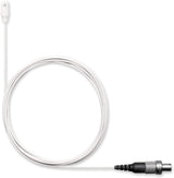 Shure DuraPlex Omnidirectional Lavalier Mic, MTQG Connector, White (DL4W/O-MTQG-A)