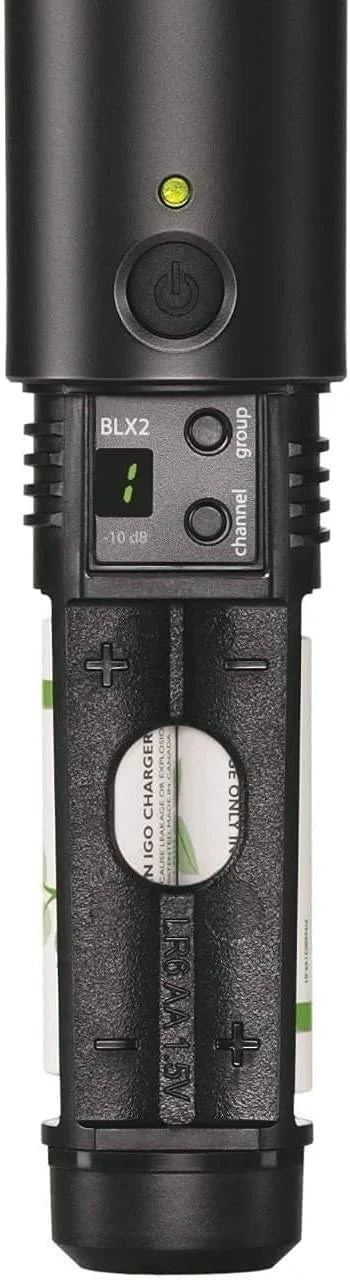 Shure BLX288/PG58 Dual Wireless Vocal System - H9 Band