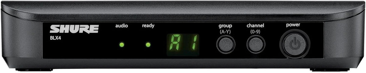 Shure BLX24/SM58 Wireless Microphone System - 14-Hour Battery Life, 300 ft Range, UHF | Includes SM58 Handheld Vocal Mic, Single Channel Receiver | H9 Band (BLX24/SM58-H9)