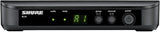 Shure BLX24/PG58 Wireless Microphone System - 14-Hour Battery Life, 300 ft Range, UHF | Includes PG58 Handheld Vocal Mic, Single Channel Receiver | H11 Band (BLX24/PG58-H11)