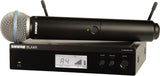 Shure BLX24R/B58 Rack-Mount Wireless Audio System H11 Band (572–596 MHz) – BLX4R Receiver, BLX2 Transmitter with Beta 58A Mic, Up to 14 Hr Battery, 300 ft Range