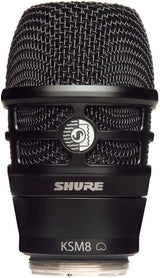 Shure KSM8 Dualdyne Dynamic Vocal Microphone – Dual-Diaphragm Cardioid Mic for Live Performance, Studio Recording & Broadcasting, Black