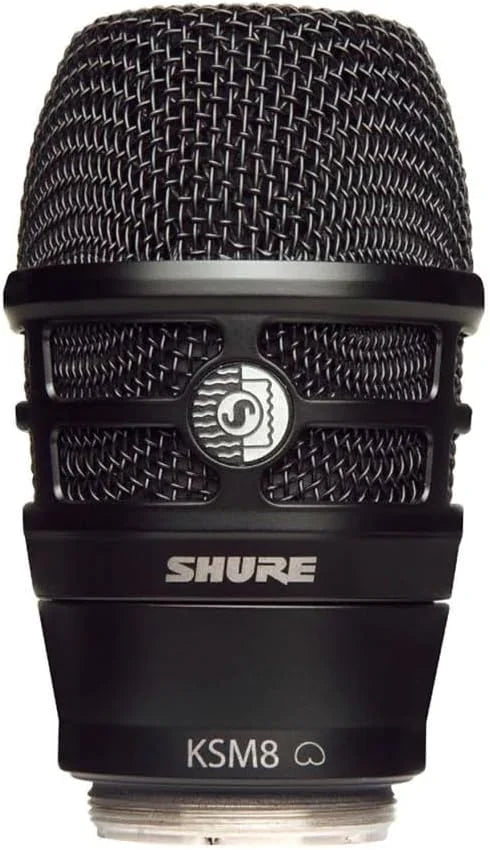 Shure KSM8 Dualdyne Dynamic Vocal Microphone – Dual-Diaphragm Cardioid Mic for Live Performance, Studio Recording & Broadcasting, Black