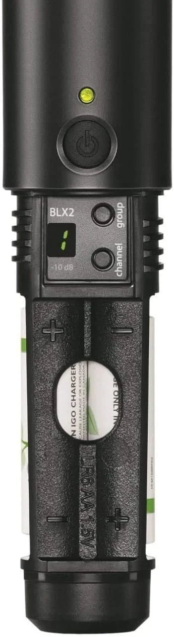 Shure BLX288/PG58 Dual Wireless Vocal System - H11 Band