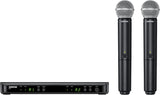 Shure BLX288/SM58 Dual Wireless Vocal System - H10 Band