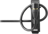 Shure MX150B/O-XLR Omnidirectional 5mm Subminiature Lavalier Microphone with XLR Preamp, Black