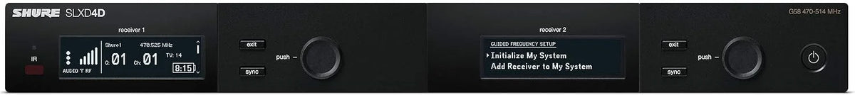 Shure SLXD24D/B58 Dual Wireless Vocal System - G58 Band